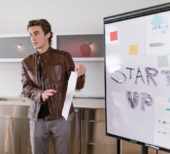 Founder de startup fazendo equity